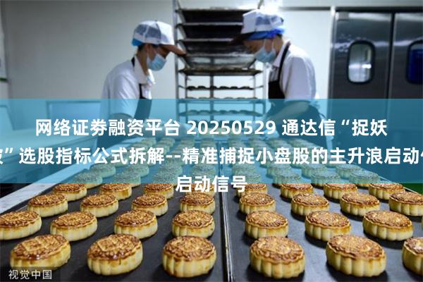 网络证劵融资平台 20250529 通达信“捉妖突破”选股指标公式拆解--精准捕捉小盘股的主升浪启动信号