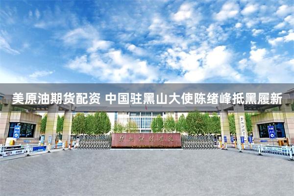 美原油期货配资 中国驻黑山大使陈绪峰抵黑履新